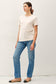 BAMBOO/MODAL BASIC ROUND NECK T-SHIRT: NATURAL