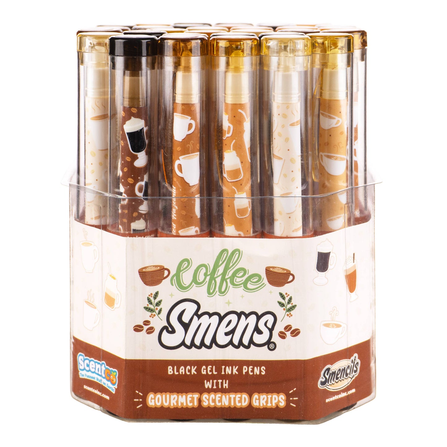 Coffee Scented Pens - 32 Pens in a Display