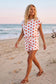 Varsity Dot Scuba Set: WHITE/RED