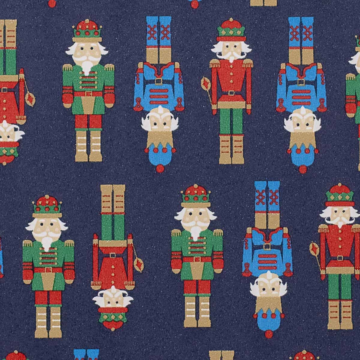 Nutcracker March Paper Gift Wrap   Navy/Multi   30x120