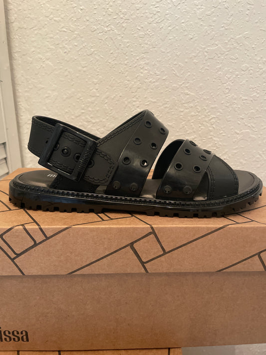 Melissa Lock Sandal Black