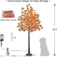 Fall Maple Tree, Warm White LEDs, Indoor/Outdoor Autumn Decoration: 6-Foot