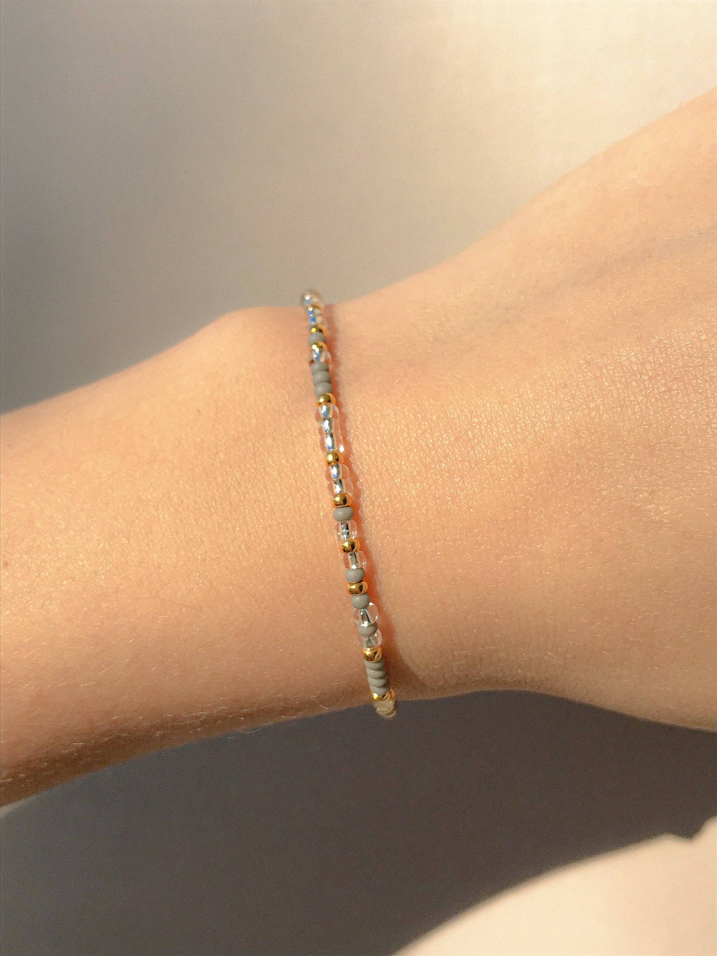 Faith Can Move Mountains Morse Code Bracelet: Large