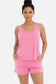 Comfy Tank Top & Shorts Set: Green / S