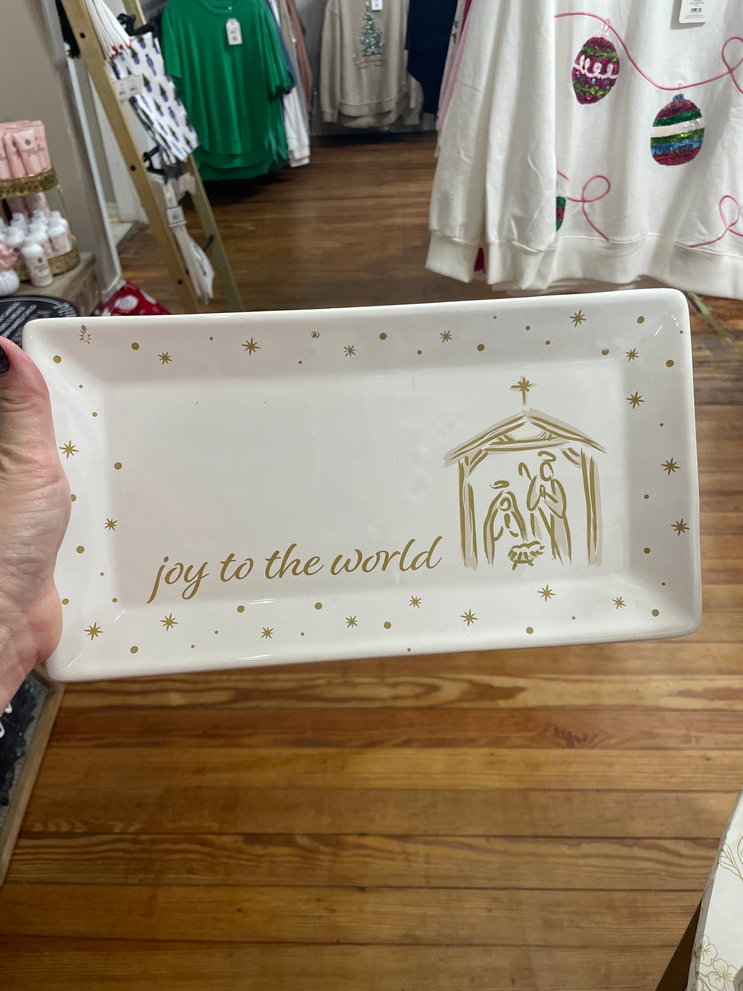 Joy to the World platter