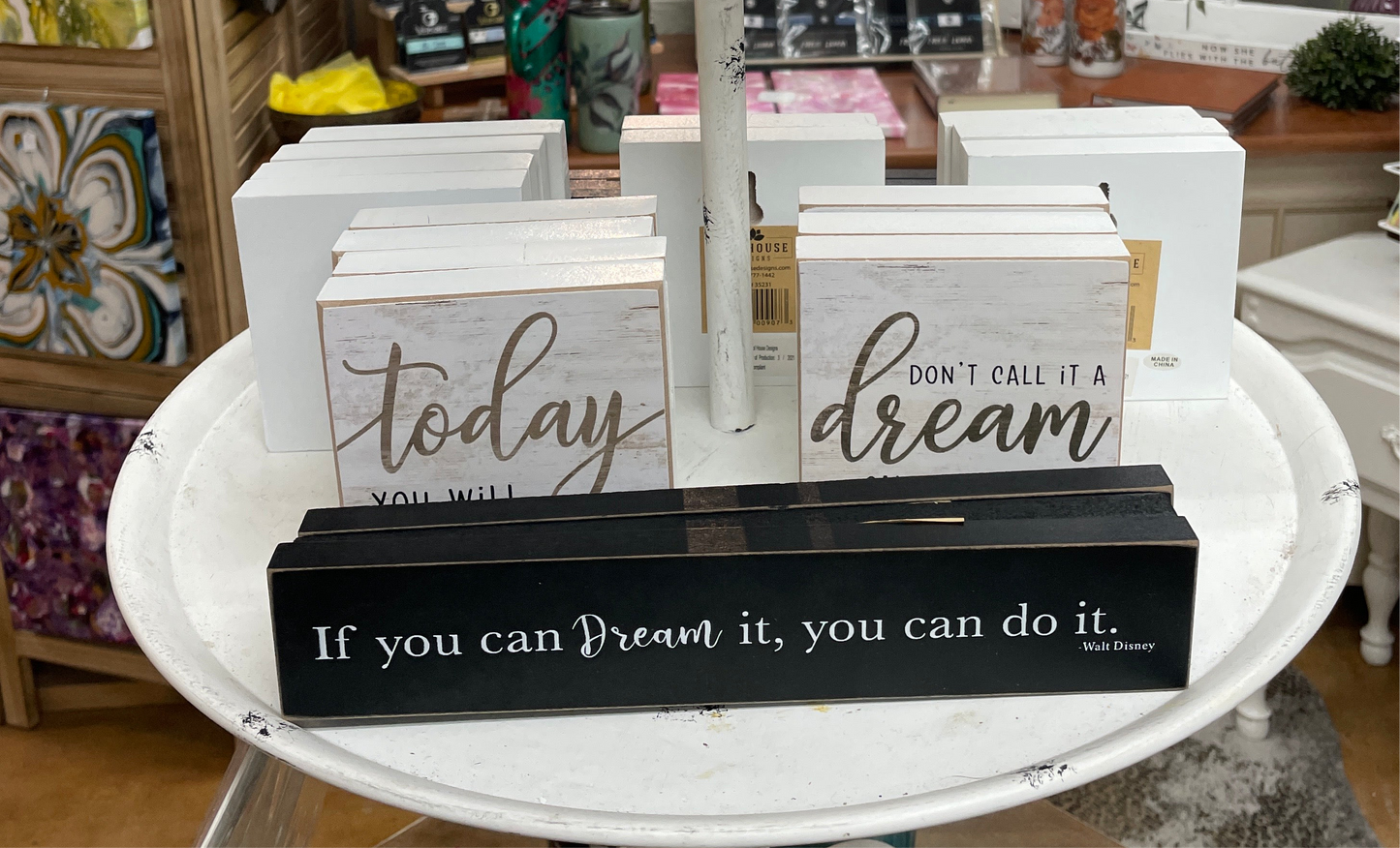 Cole House wood signs