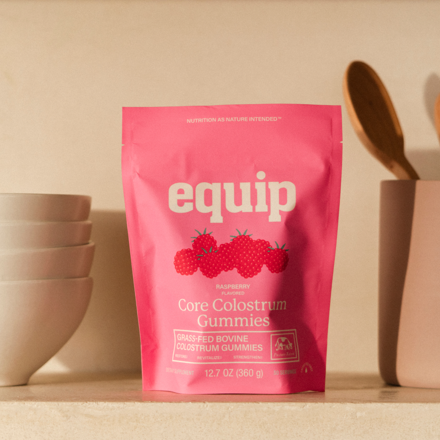 Core Colostrum Gummies: Raspberry