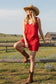 TEXTURED KNIT OVERALL ROMPER: Oatmeal