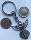Angel Keyring Keychain Christian Metal Gift Faith Christmas