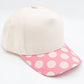 Cotton Polka dot Blank Hats