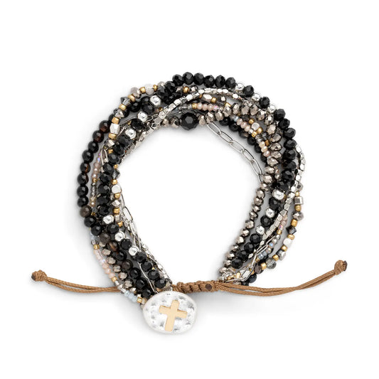 Black prayer bracelet