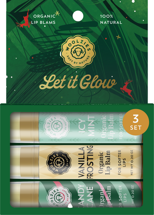 Let it Glow Lip Balm Set Of 3