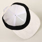EVEN JESUS HAD A FISH STORY Leather Patch Rope Trucker Hat: WHITE