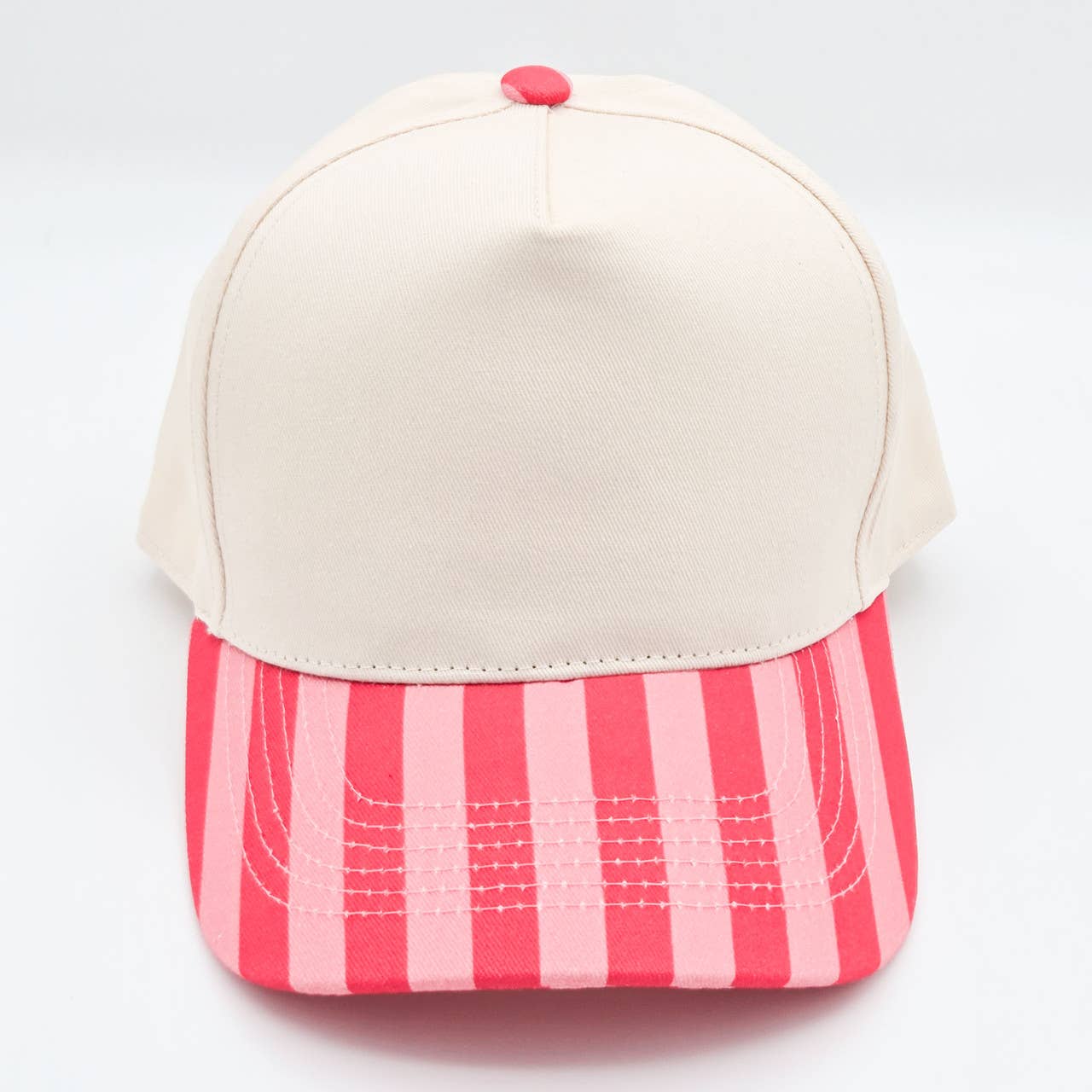 Cotton Watermelon Stripe Blank Hats