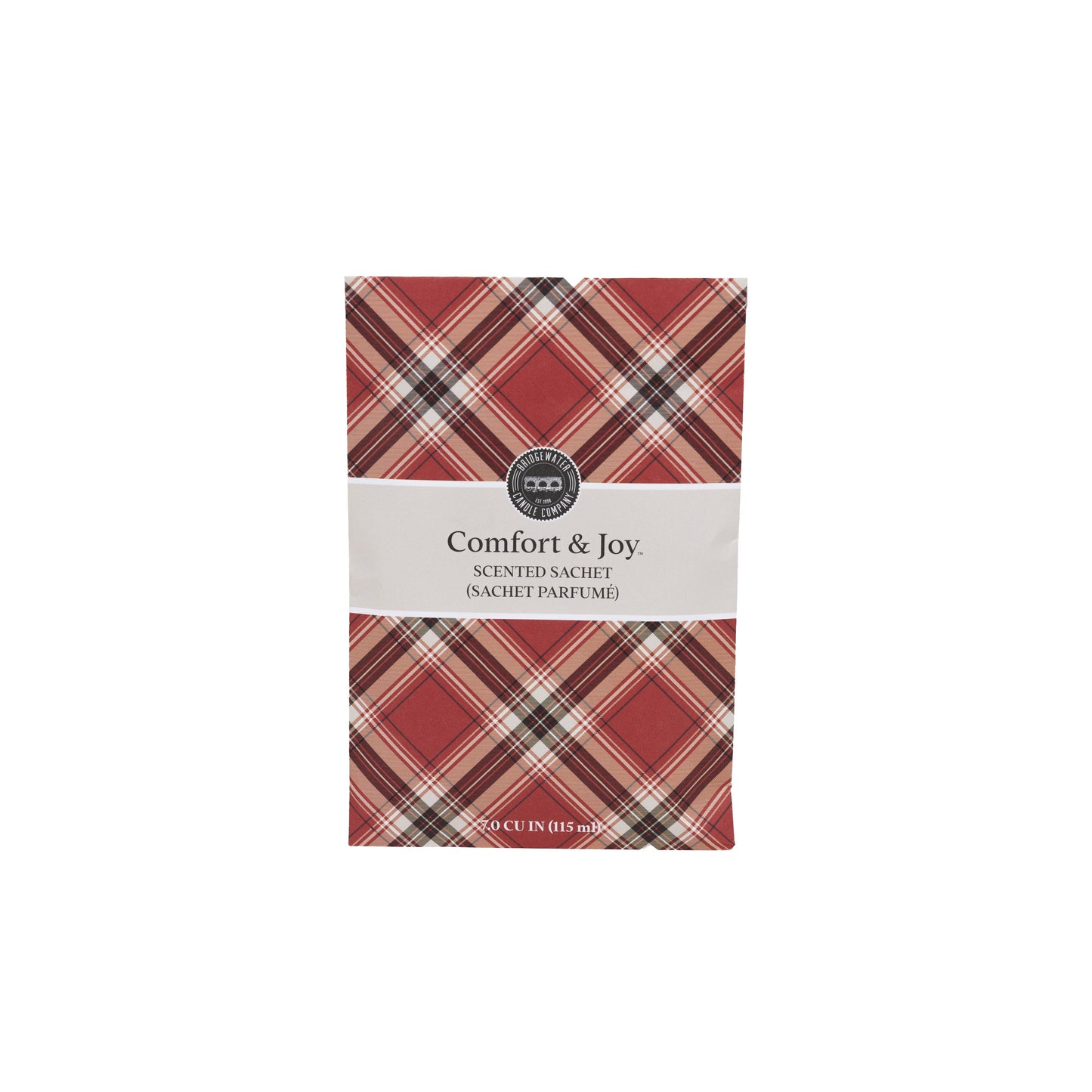 Comfort & Joy Plaid Sachet - 9 Pack | Christmas Gift
