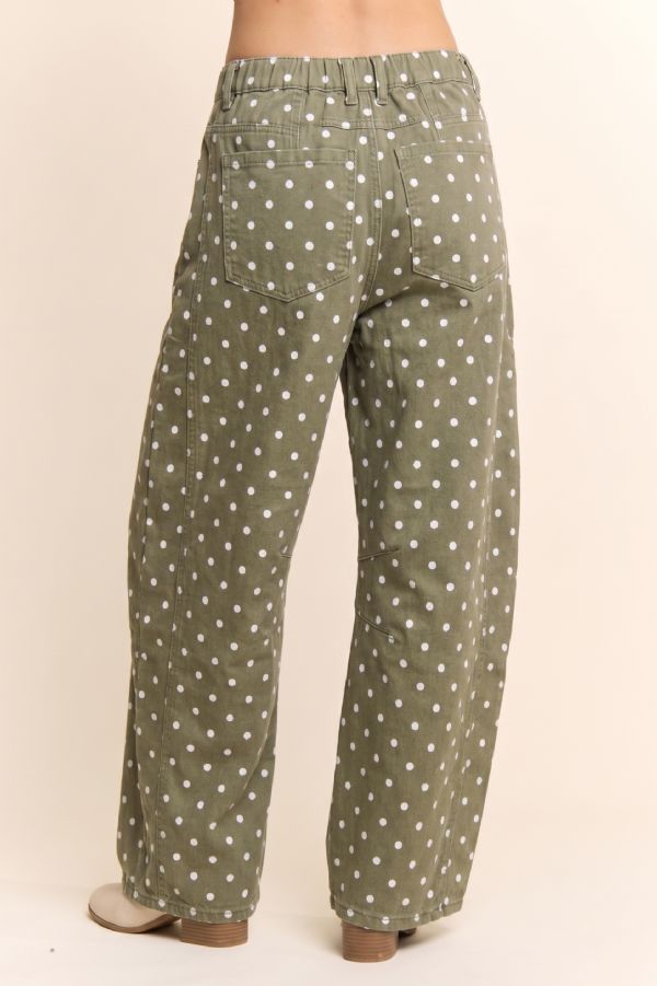 Polka dot pants Davi and Dani