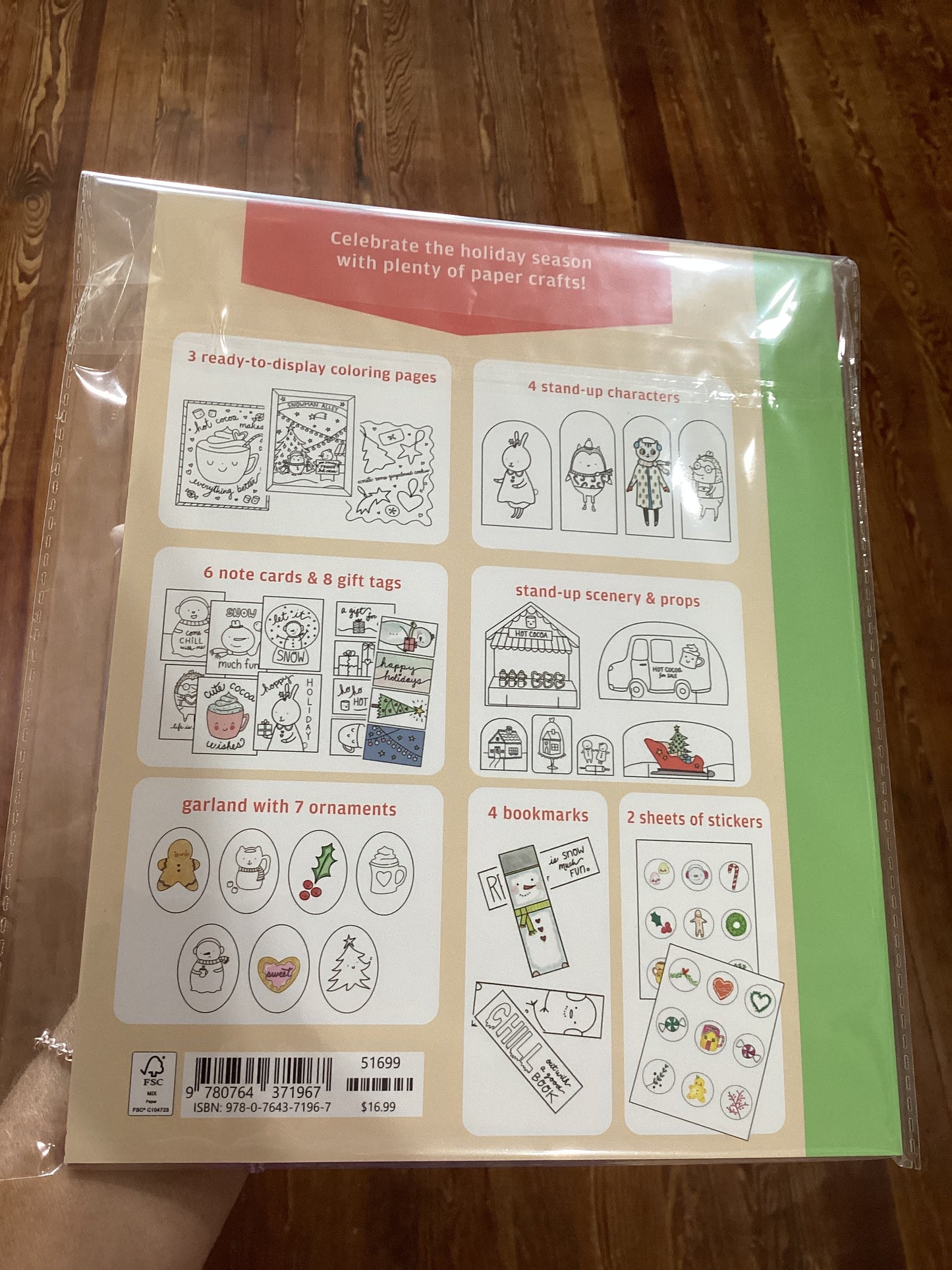 Christmas Market Crew Color & Punch Book