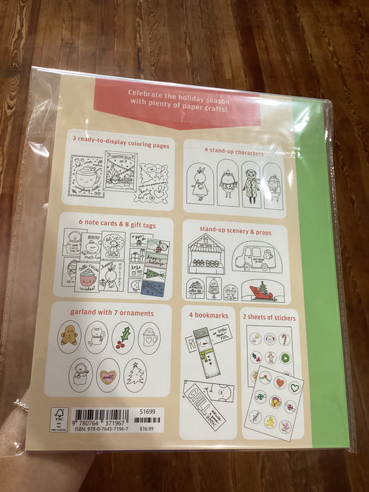 Christmas Market Crew Color & Punch Book