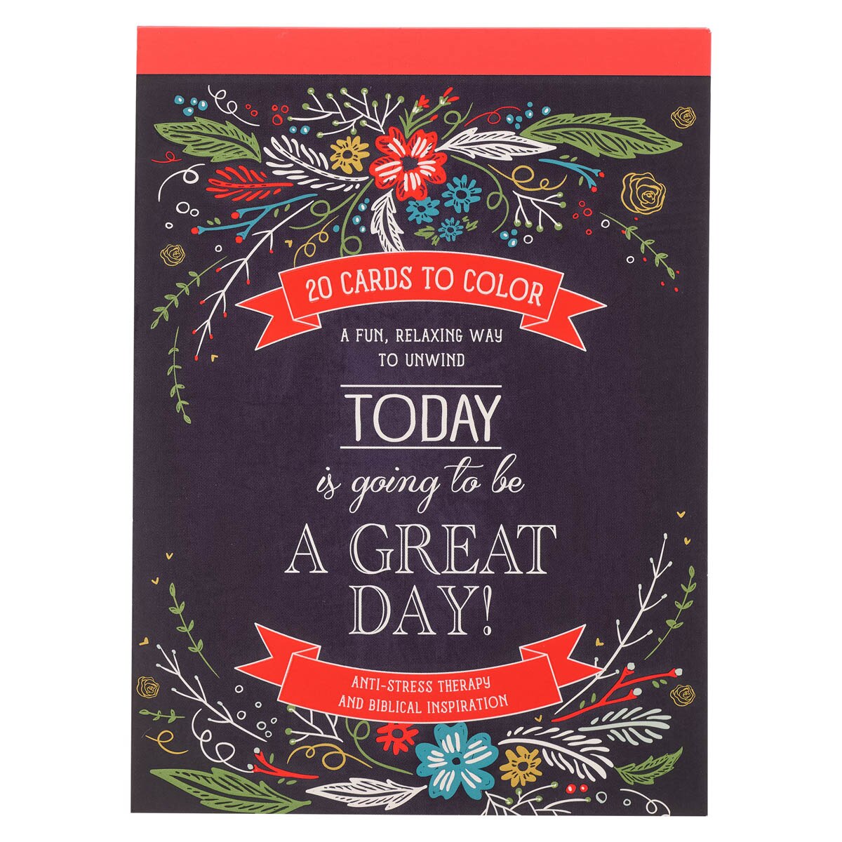 Coloring Cards A Great Day