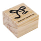 Treasure Box Bow Earring - Darling Daughter: Pine Wood, Zinc Alloy, Glass / 0.5 W x 0.5 H, Box: 2 SQ x 1.25 H