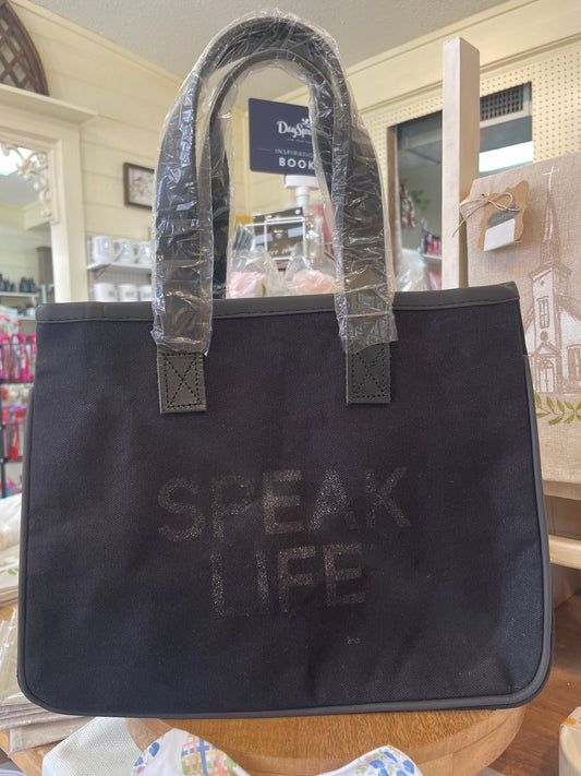 Faithworks Speak Life tote bag