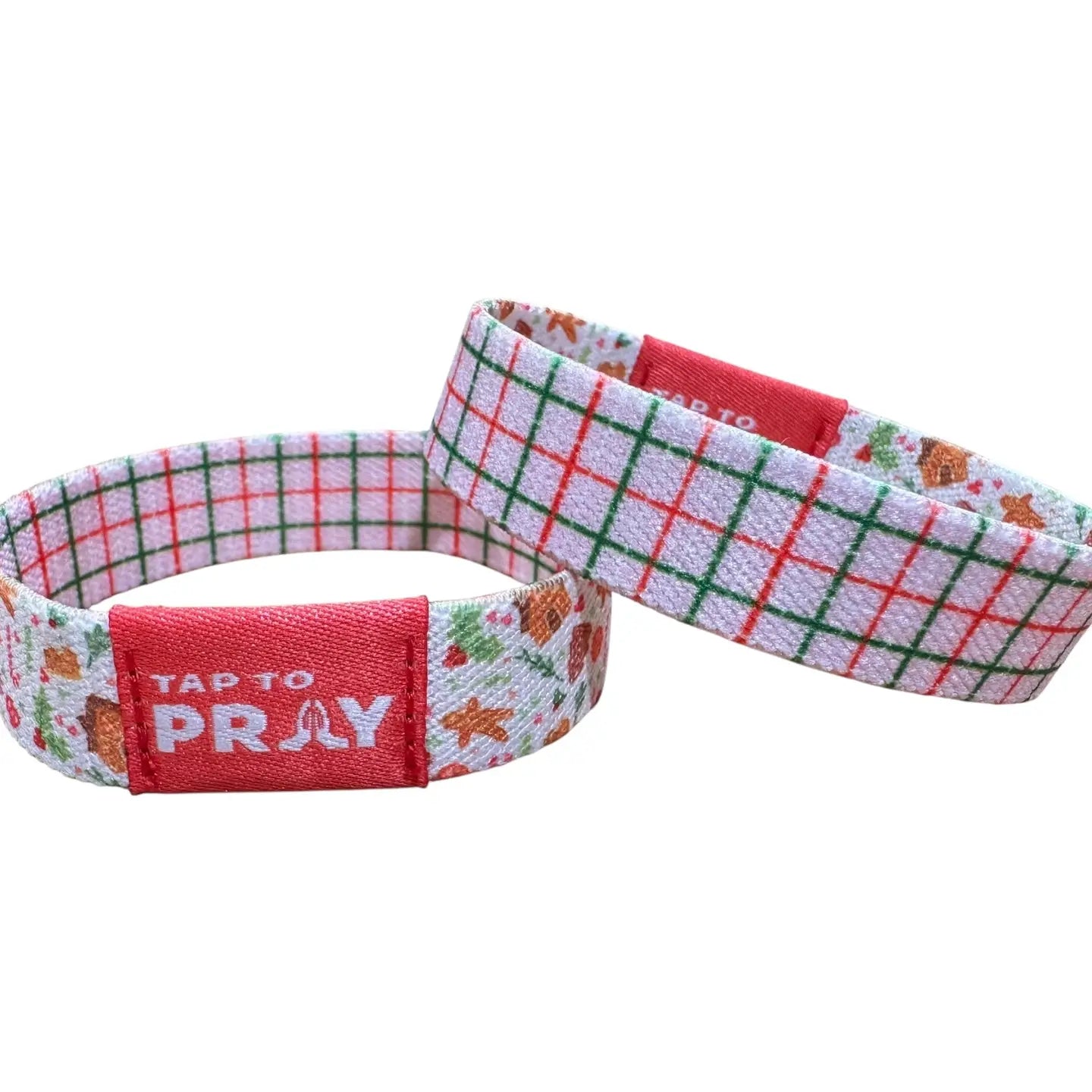 Tap to Pray stretch bracelets