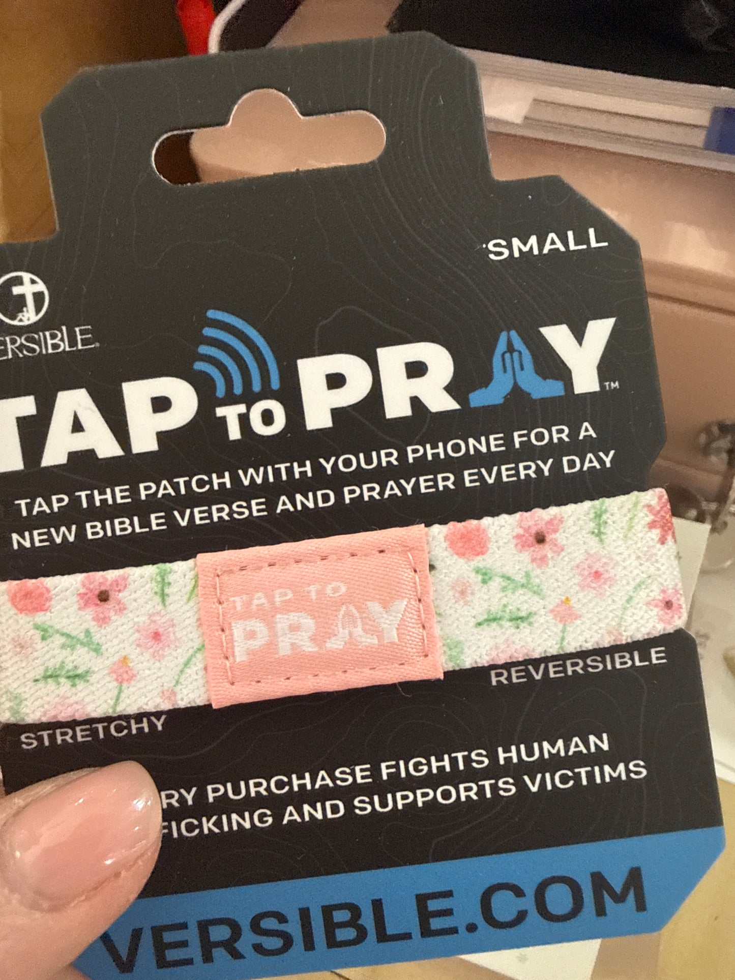 Tap to Pray stretch bracelets