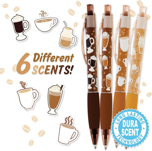 Coffee Scented Pens - 32 Pens in a Display