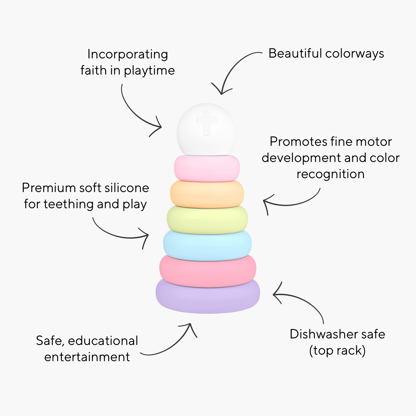 Cross Stacker Toy: Faithful