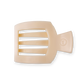 Square Flat Hair Clip | Med. | Almond Beige