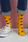 Men's Crew Just One Bite Socks: M-L-072-4