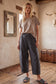 Oversized Scuba Barrel Lounge Pants: BROWNISH GREY