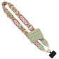 Clip & Go Crossbody Strap w/Zippered Pouch: Brown/Cream Chevron