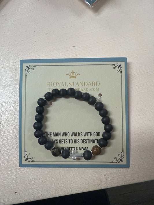 Men’s walk with God Beaded Bracelet