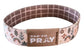 Tap To Pray™ Wristbands - Prairie &  Plaid: Large