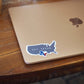 Texas, Not Texas Sticker, Funny TX Decal: 2.75" Laptop Size