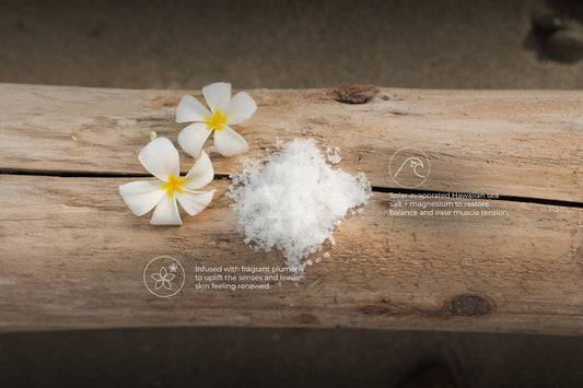 Aloha Bath Soak – Hawaiian Sea Salt, Plumeria & Magnesium
