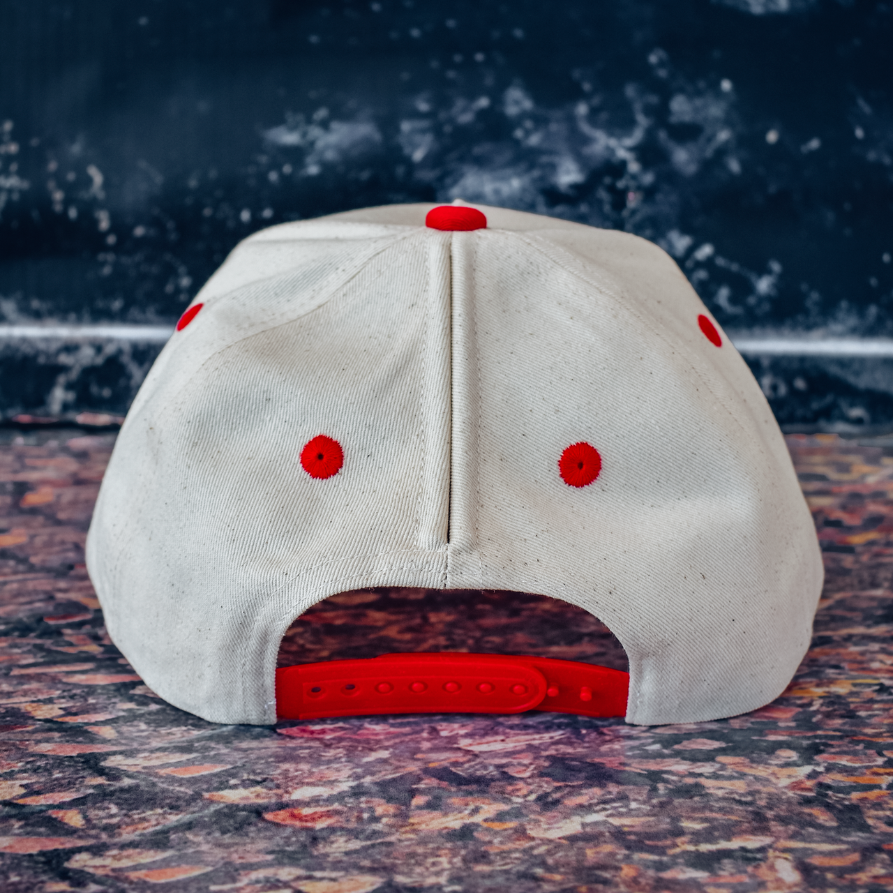 Canvas Front Checkered Bill Magna Pony® Cap: Brown/Tan