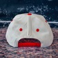 Canvas Front Checkered Bill Magna Pony® Cap: Red