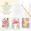 Watercolor the Easy Way Paint-Your-Own Watercolor Cards Garden