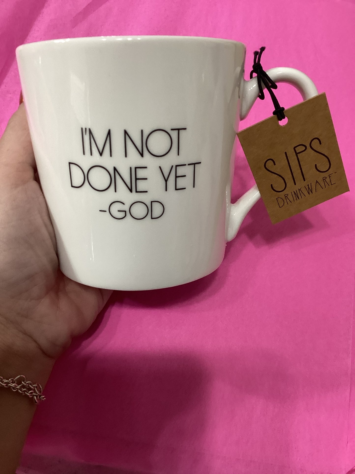 Cafe Mug - Not Done Yet