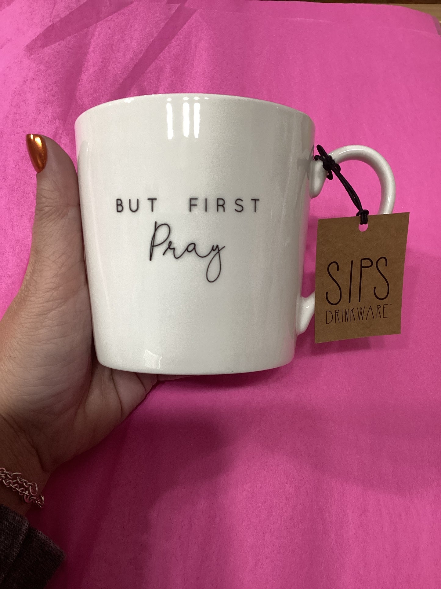 Cafe Mug - But First Pray