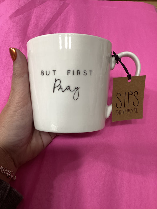 Cafe Mug - But First Pray