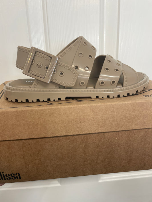 Melissa Lock Sandal Tan