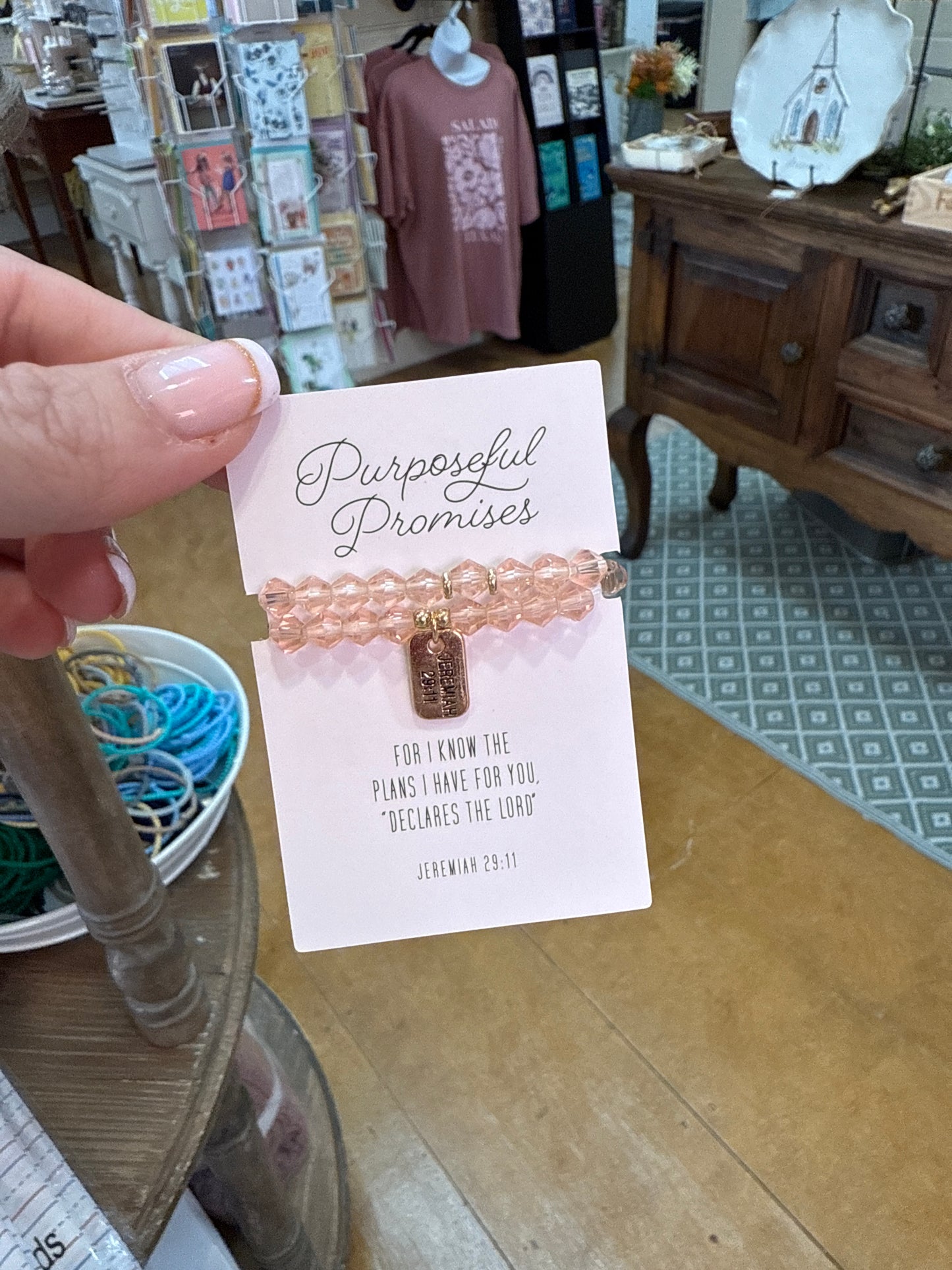 Glass bracelet Purposeful Promises