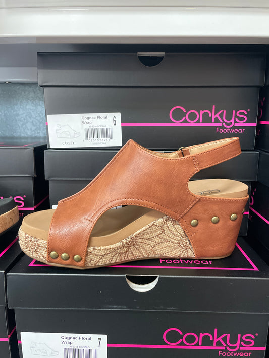 Corkys Carley Cognac Floral Wrap