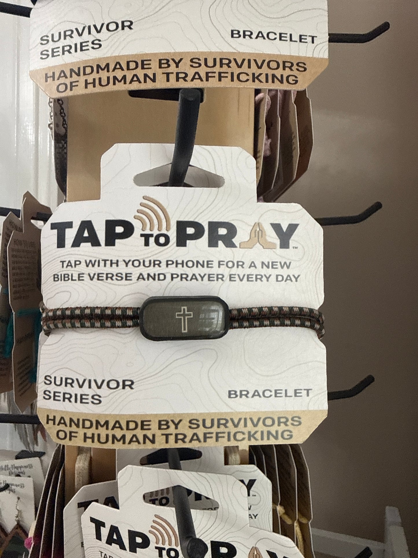 Tap to pray Survivor Series Tactical Bracelet