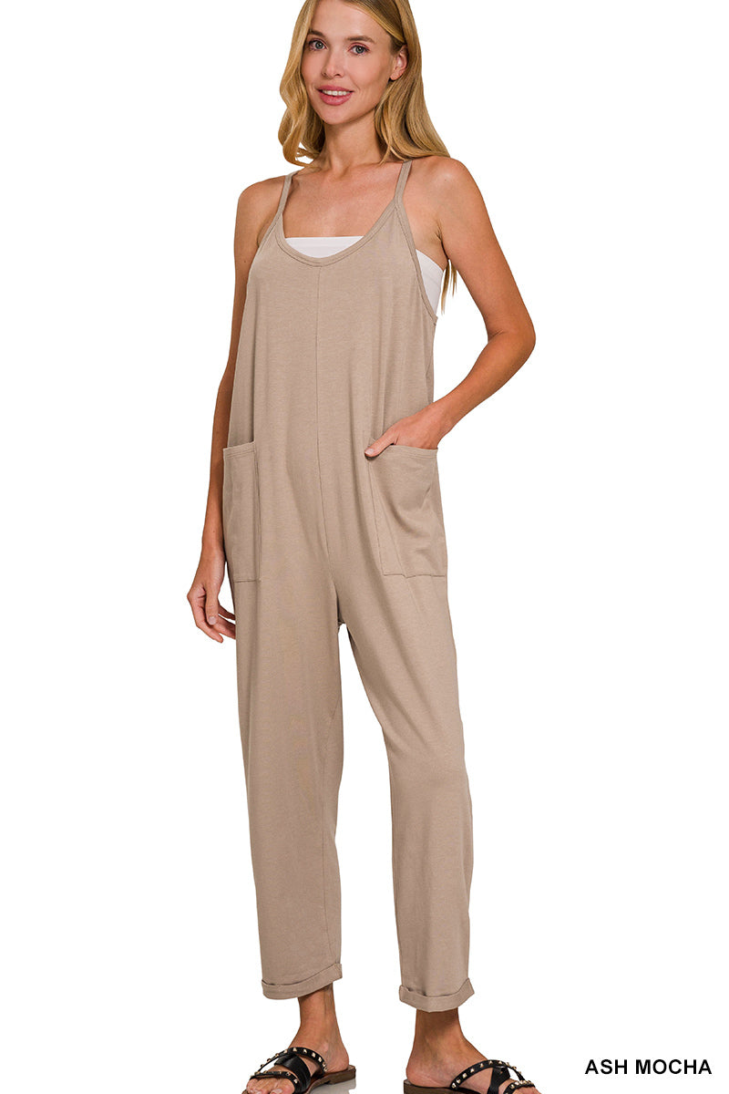 Zenana Romper Taupe