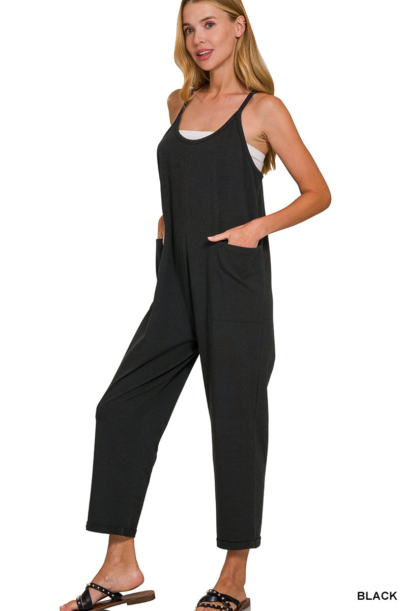 Zenana Romper Black