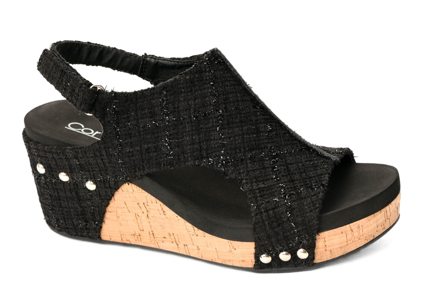 Corkys Carley Black Tweed